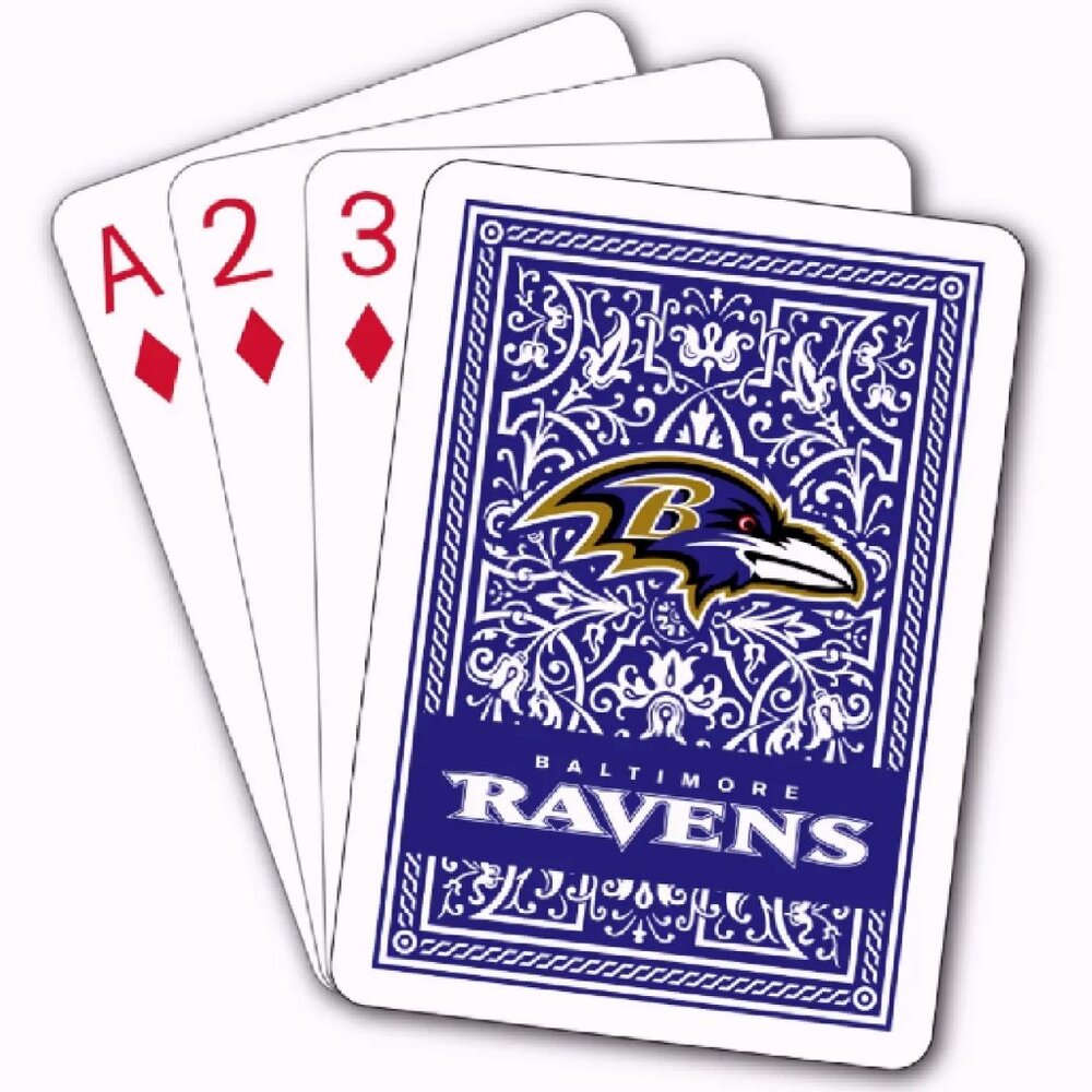 Baltimore Ravens Playing Cards - NEW Fast Ship